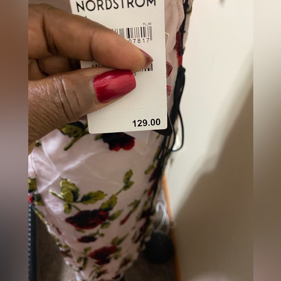 NWT Floral Devoré Underwire Midi Dress - Picture 4 of 6